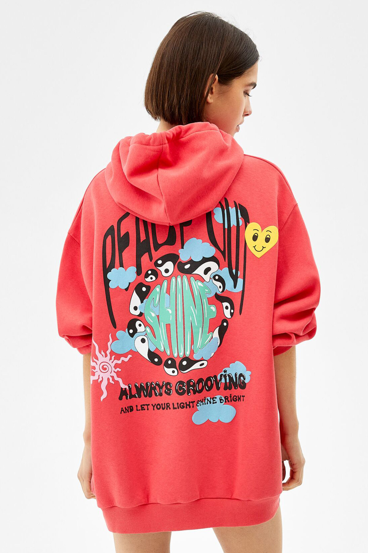 Rose Printed Hoodie - Imagen 2