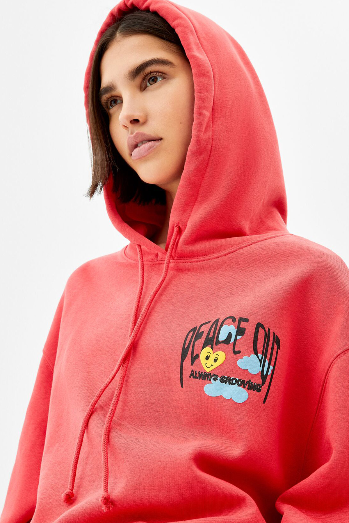 Rose Printed Hoodie - Imagen 3