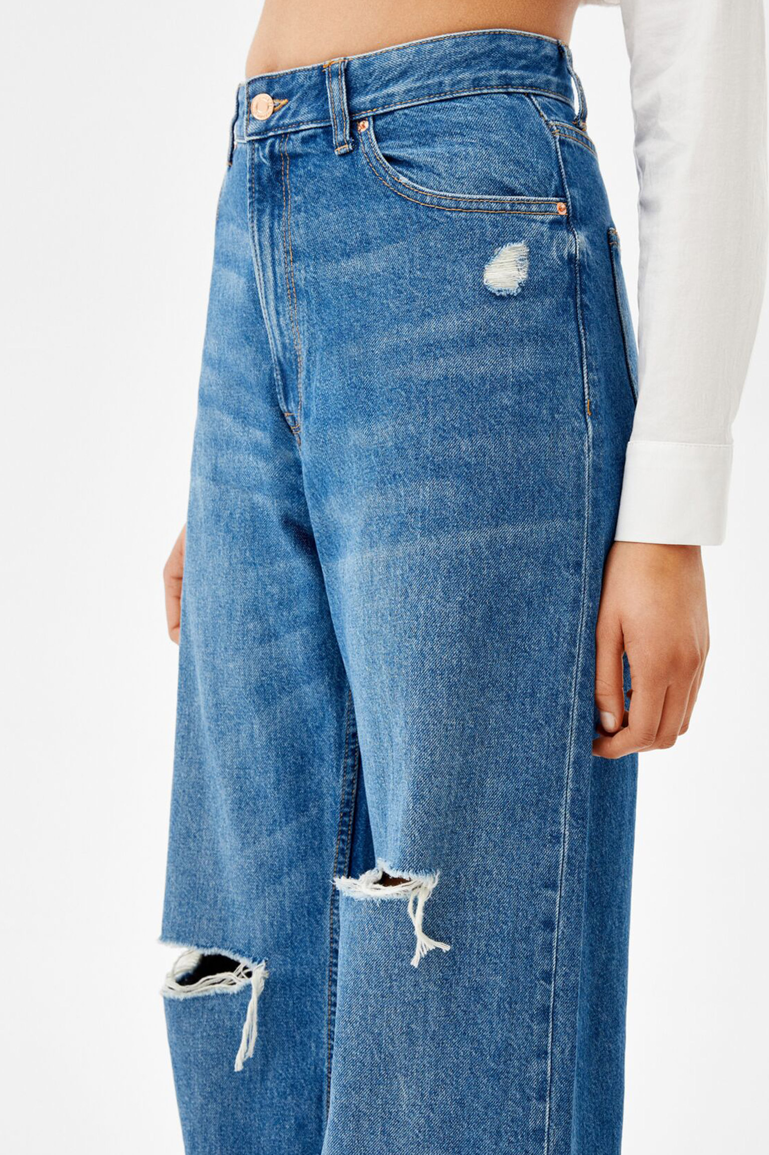 Ripped Wide-Leg ’90s Jeans - Imagen 2