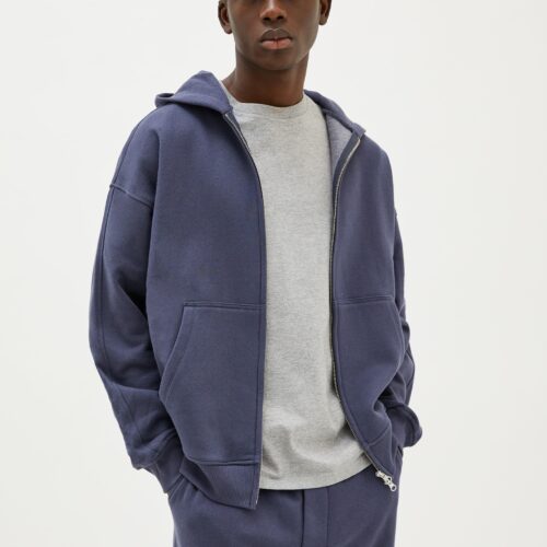 Oversize Hoodie With Zipper